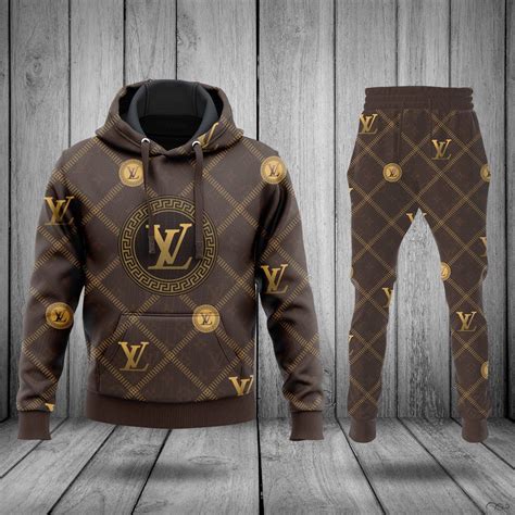 hoodies louis vuitton|louis vuitton men's sweatsuit.